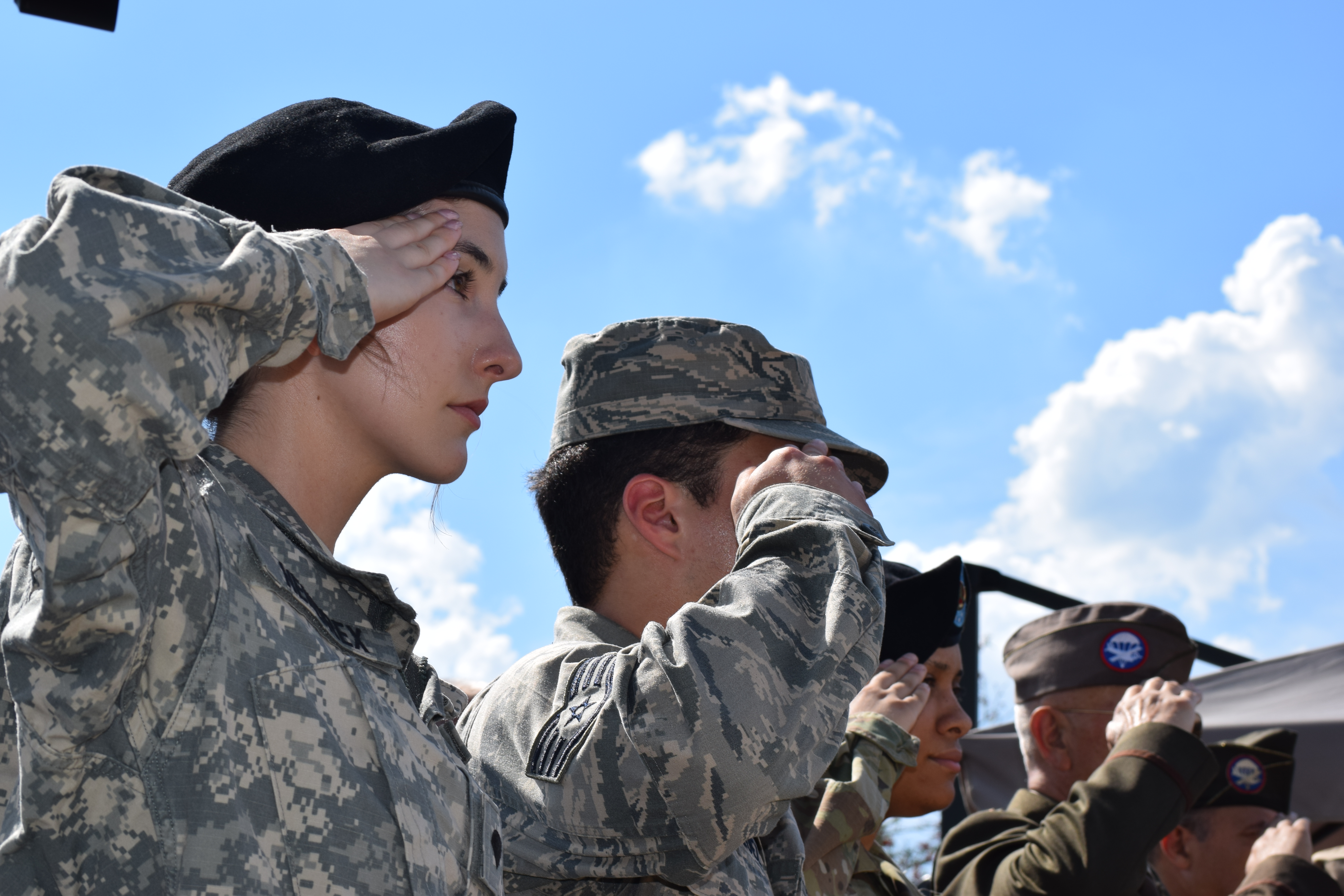 Belgium base gate closing view