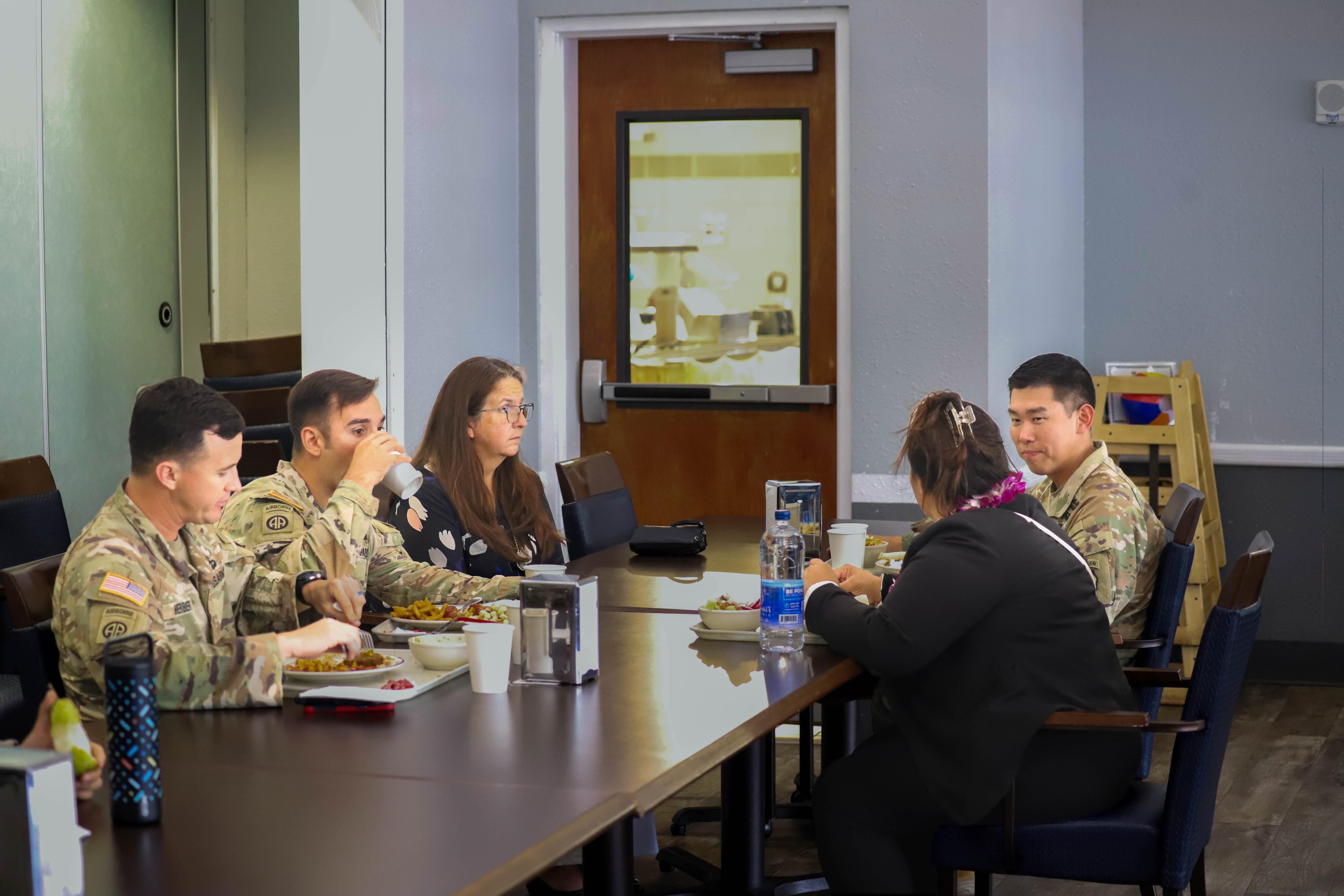 Industry partners meeting table