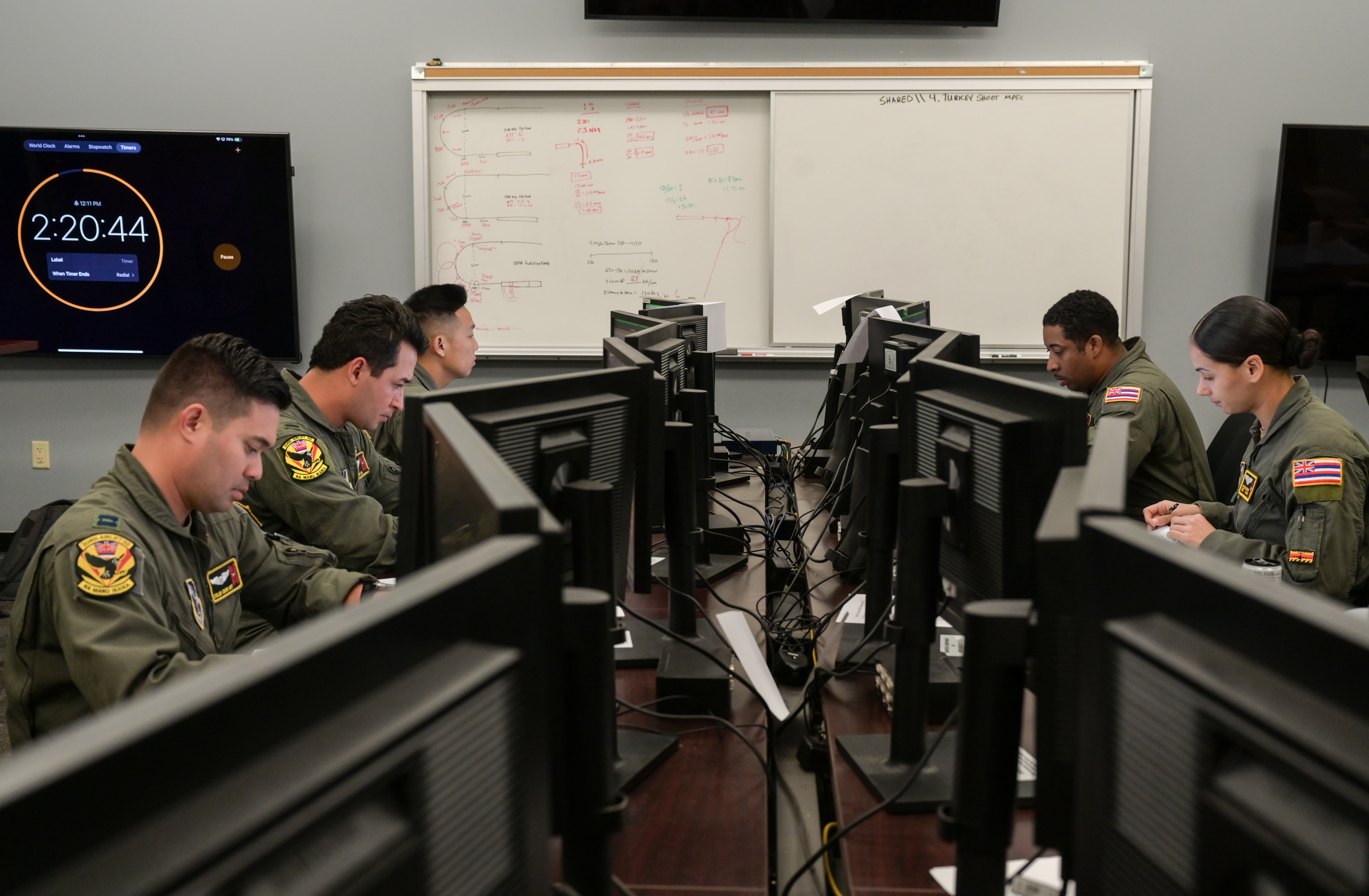 Mission planning room